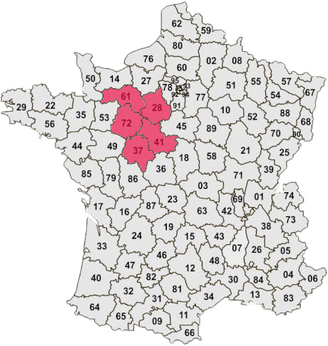 carte déplacements des fouées a domicile