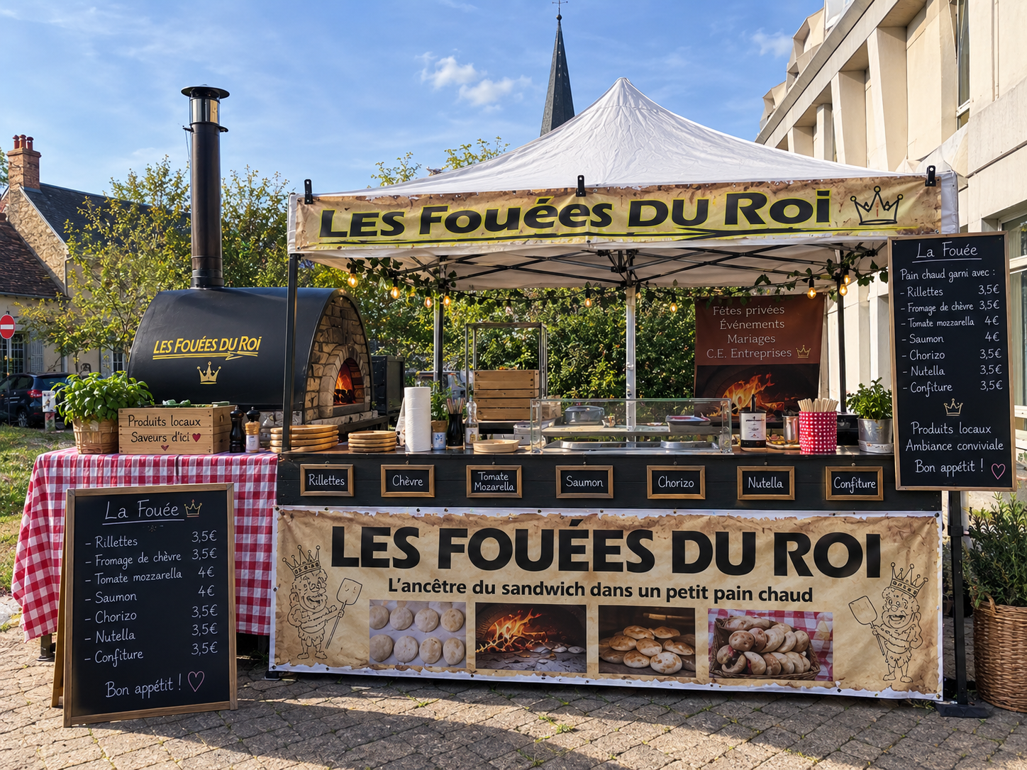 food truck et traiteur événementiel en Sarthe